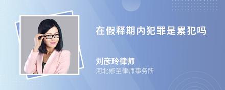 在假釋期內(nèi)犯罪是累犯嗎