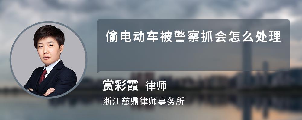 偷电动车被警察抓会怎么处理