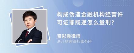 构成伪造金融机构经营许可证罪既遂怎么量刑?