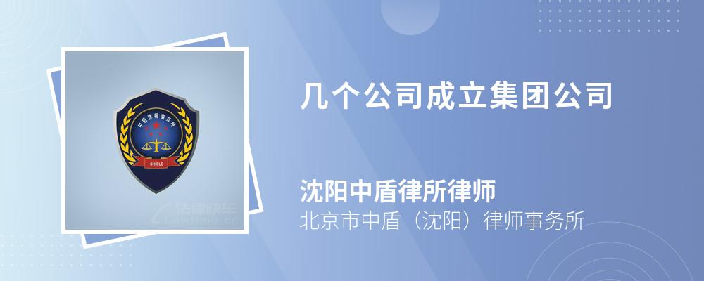 几个公司成立集团公司